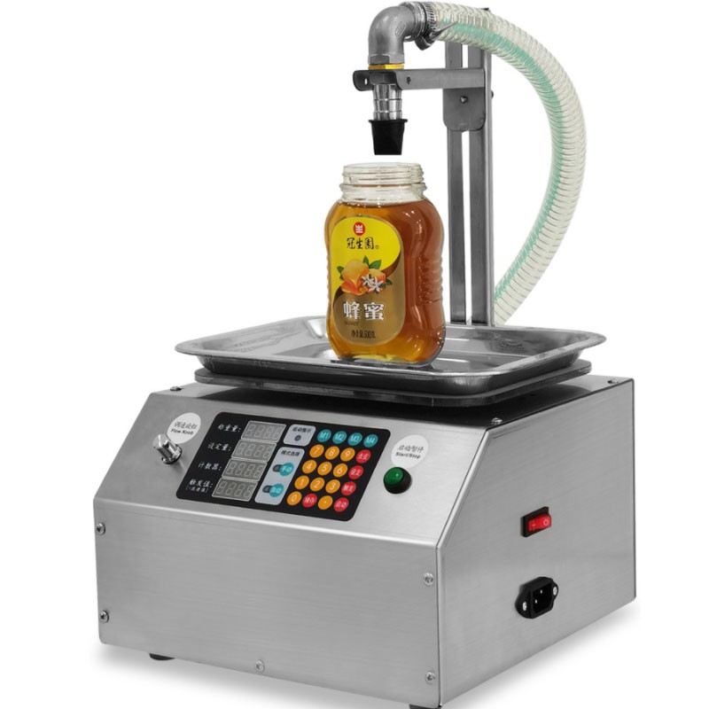 

CSY-L15 Filling Machine Flow Weighing Type Fully Automatic Dispensing Honey Sesame Sauce Edible Oil Glue Viscous Liquid