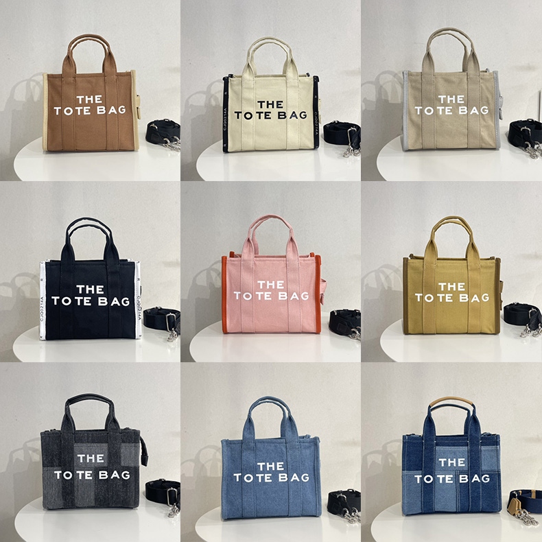 

New Fashion MJ Luxury Totes 2022 Designer Shoulder Bags Handbag Women's Crossbody Canvas Lining Waterproof Coated Denim Back Lettering Shopping Bag, Buyer buying guide