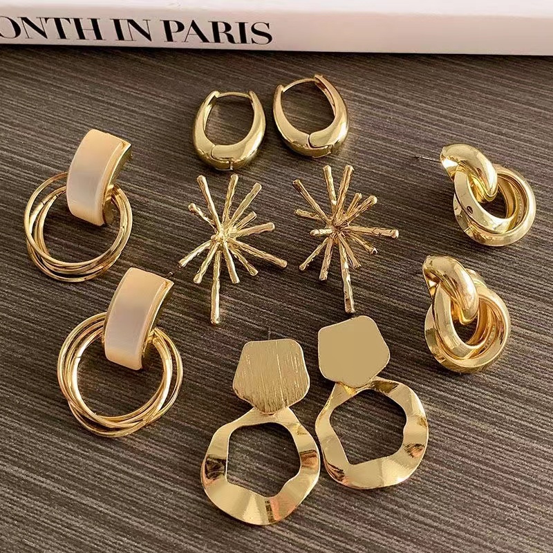 

Fashion Sliver 925 Luxury brand dangles earrings Hoop Earring Korean Big Smooth Circle Vintage Earrings for women Gift