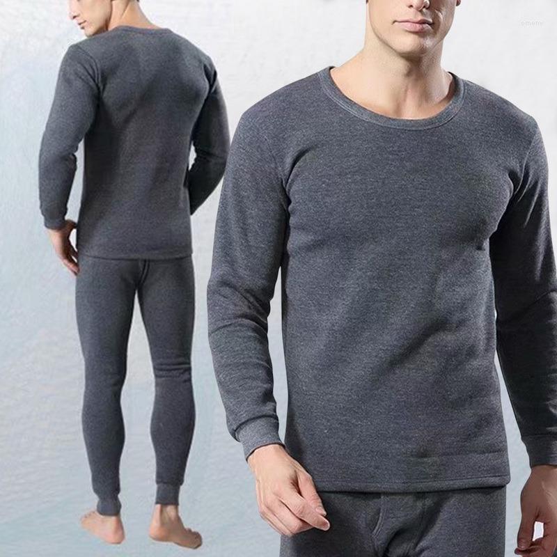 

Men's Thermal Underwear Winter Mens Warm For Men Long Johns Thermo Sets Thick Plus Velet Man Suits
