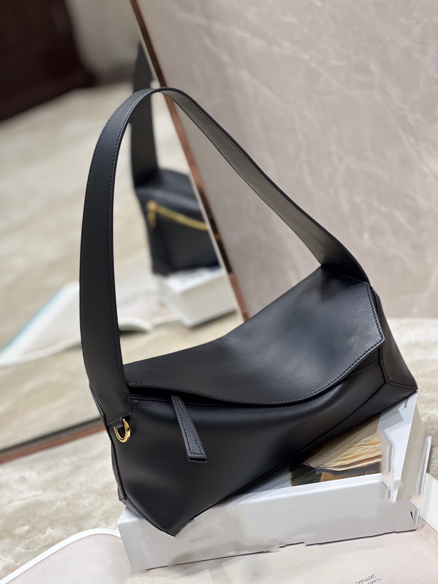 

Luxury Tote bag Designer bag Shoulder Bags Women Handbags Puzzle Geometric Fashion Lady CrossBody bag Contrast Color Patchwork Wallet Grey patchwork color Black