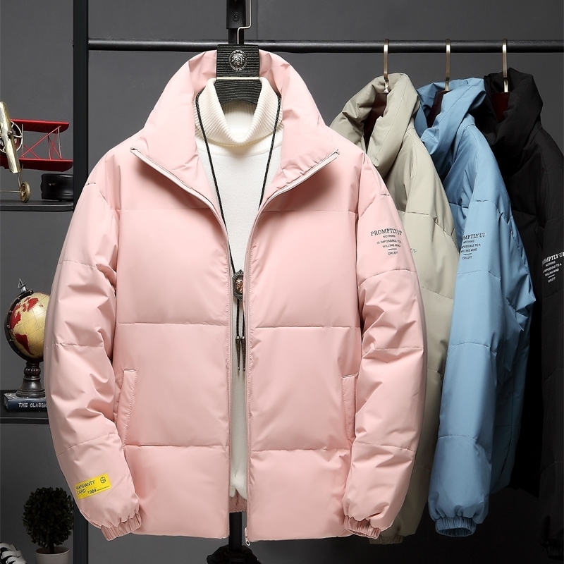

Men's Vests Winter Warm Parkas Man Down Jacket Stand Collar Bread coats Oversized Outwear Male Clothes L221130, Blue