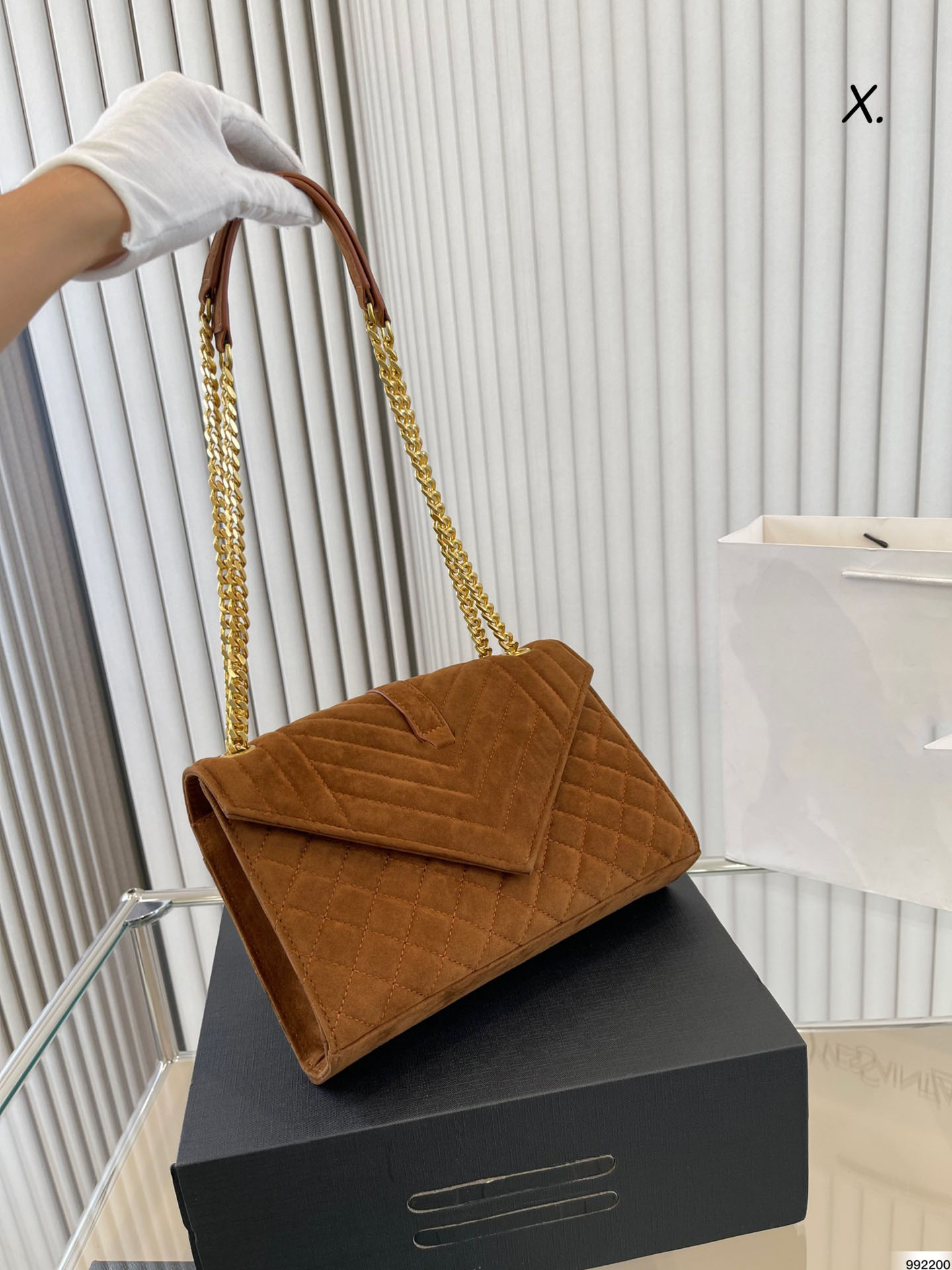 

Hot Classic Luxury Designer Bag Handbag Suede Handbags Shoulder Handbag Clutch Tote Messenger Bags Crossbodys For Women Luxury Purse, Brown