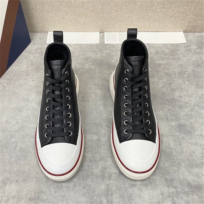 

Fashion Casual High-top Men Shoes Comfortable Warm Simple Wool Boots, Black b