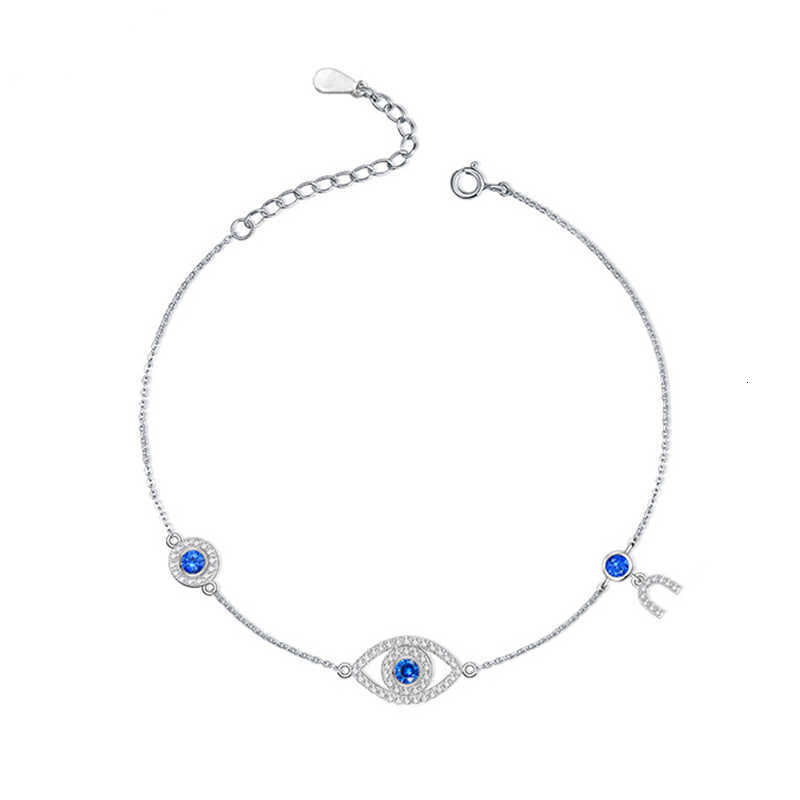 

Bracelet Chain Kaletine Lucky Evil Eye s for Women Luxury 925 Sterling Silver Gift Girl Kids Turkey Jewelry