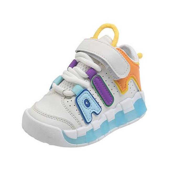 

2023 Shoes Spring Autumn Childrens Sports Shoe Pu Leather Athletic Shoes Toddler Girls Boys Casual Sneakers Fashion Kids, Black