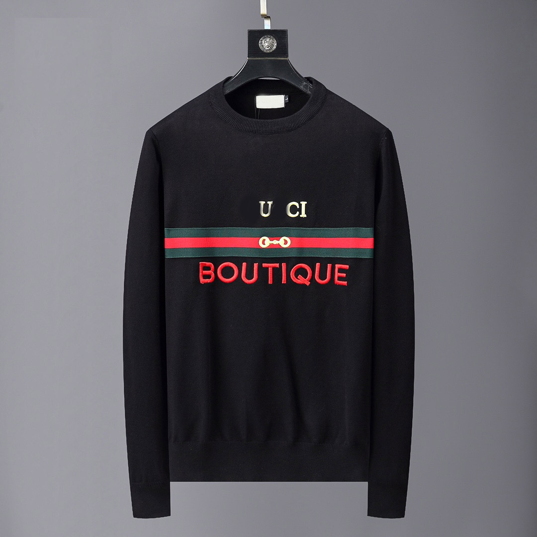 

European and American luxury designer high quality sweaters Mens with Womens autumn Winter Long Sleeve sweater Knitted sweatshirtsM-3XL#04, 111