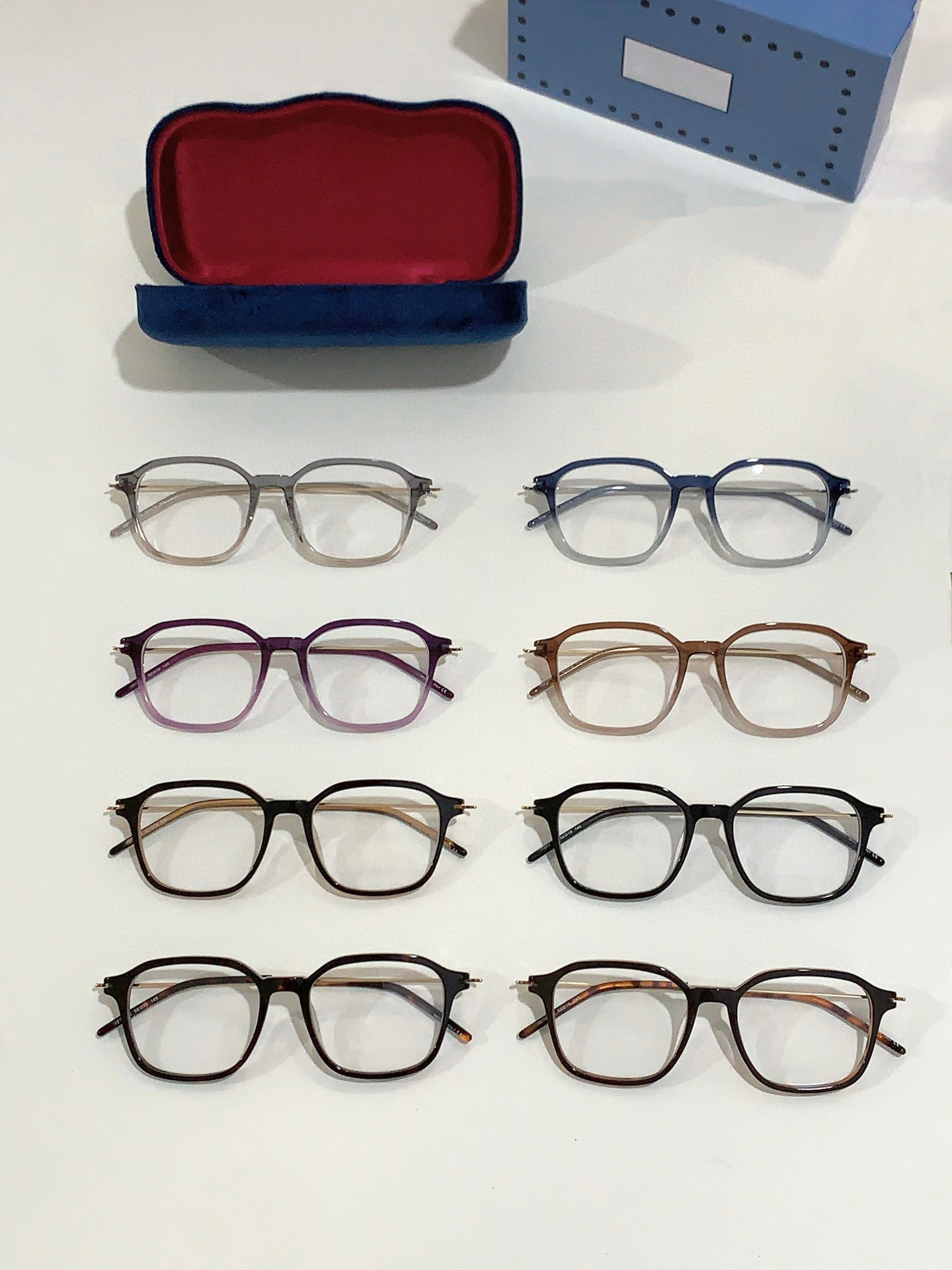 

Men and Women Eye Glasses Frames Eyeglasses Frame Clear Lens Mens Womens 1270 Latest random box