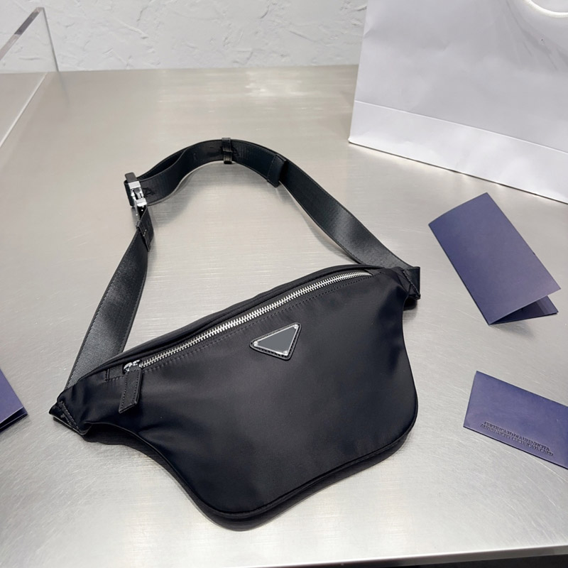 

Designer Fanny Pack Waist Bags Re Nylon Designers Bumbag Black Waistpacks Women Mens Packs Men Fannypack Womens Belt Chest Bags with box