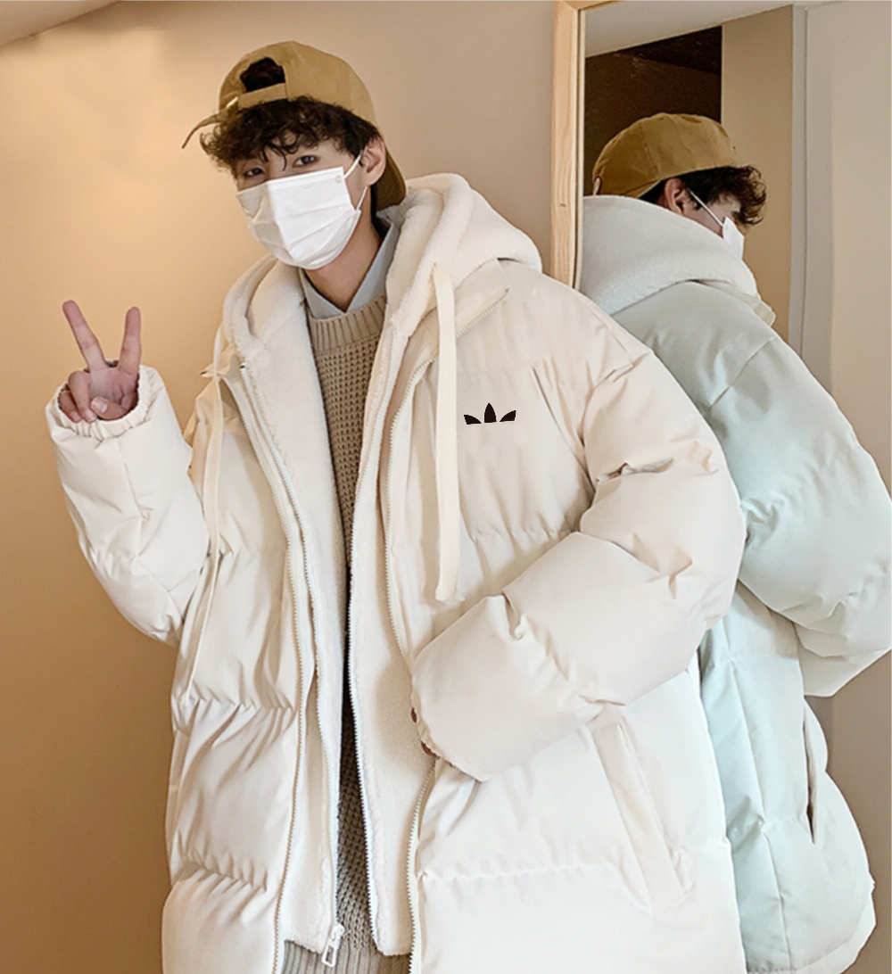 

Men Women designer Fake two hoodeds splicing Down jackets coat winter outdoor cold-proof thickened warm Casual fashion logo print long sleeve downs jacket, Black