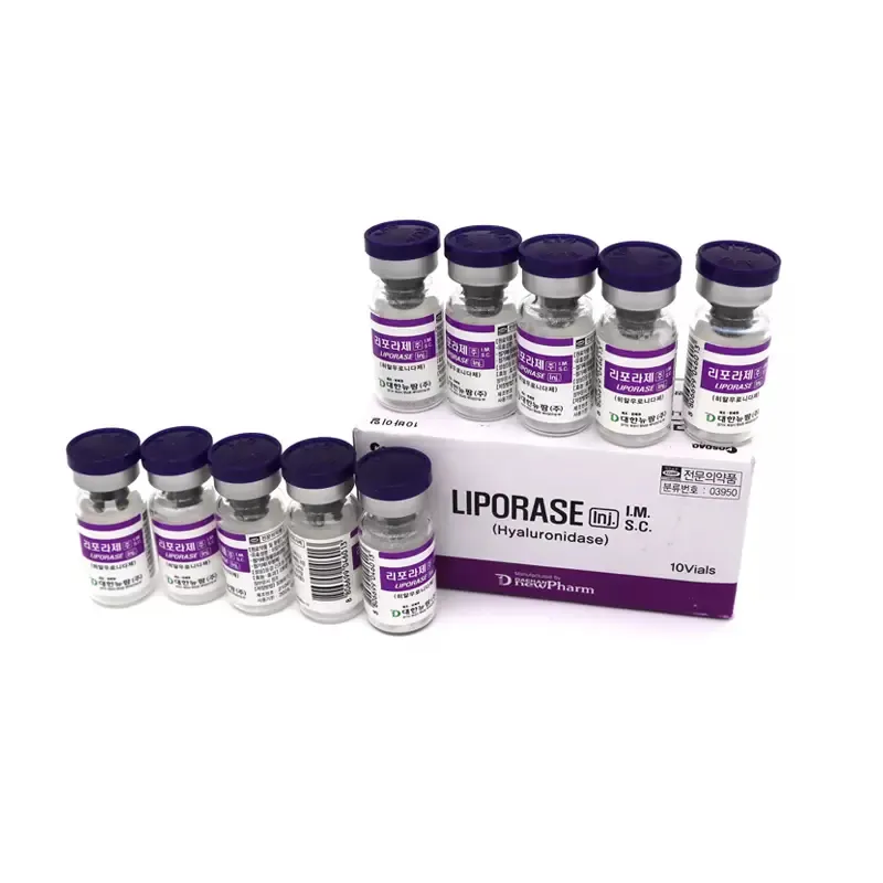 

Best Quality Aesthetics Liporase Hyaluronidase to Dissolve HA derma Solution of Hyaluronidase Lipolysis Injec tions Liporase