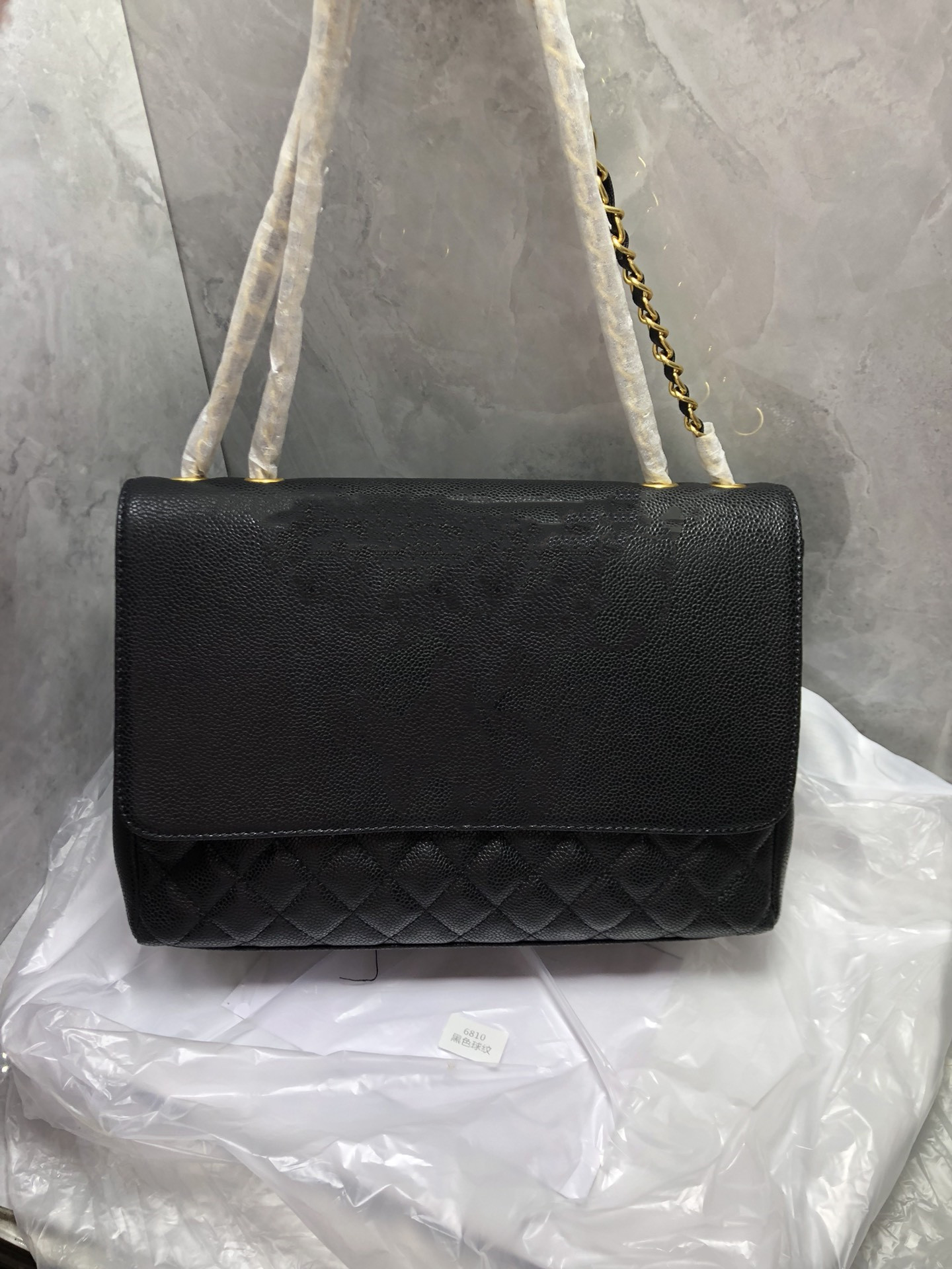 

Designer CF Bag 19 WOC Handbag totes boy Bags Check Diagonal Bags Handbags Woman Fashion Monogrames metal gold silver women, Black