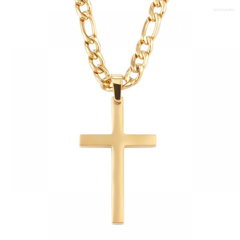 

Pendant Necklaces Men And Women Fashion Simple Design Cross Religious Amulet Personality Leisure Gift Necklace