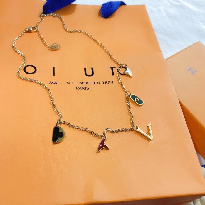 

Designer Luxury Necklace Exquisite Jewelry Necklaces Selected 18k Gold Plated Long Chain High End Fashion Fashion Style Design Gift X284