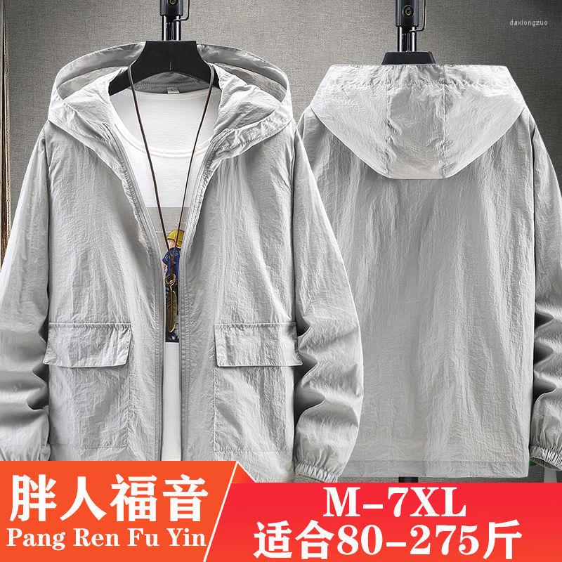 

Men's Jackets Summer Jacket Sunscreen Clothing Plus Fertilizer To Increase Men's Ultra-thin Breathable Fishing Anti-ultraviolet, Blue