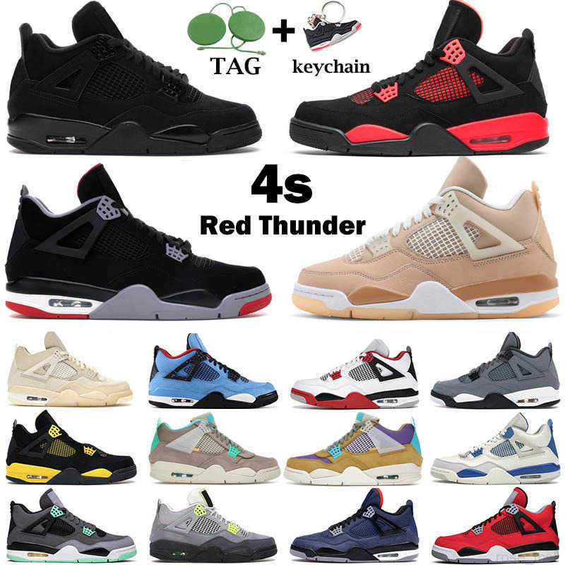 

Basketball Shoes Mens Trainers Fire Red Bred Cactus Jack Motorsports Metallic Green Pure Money Royalty Men Women Jumpman 4S Thunde 4, 25