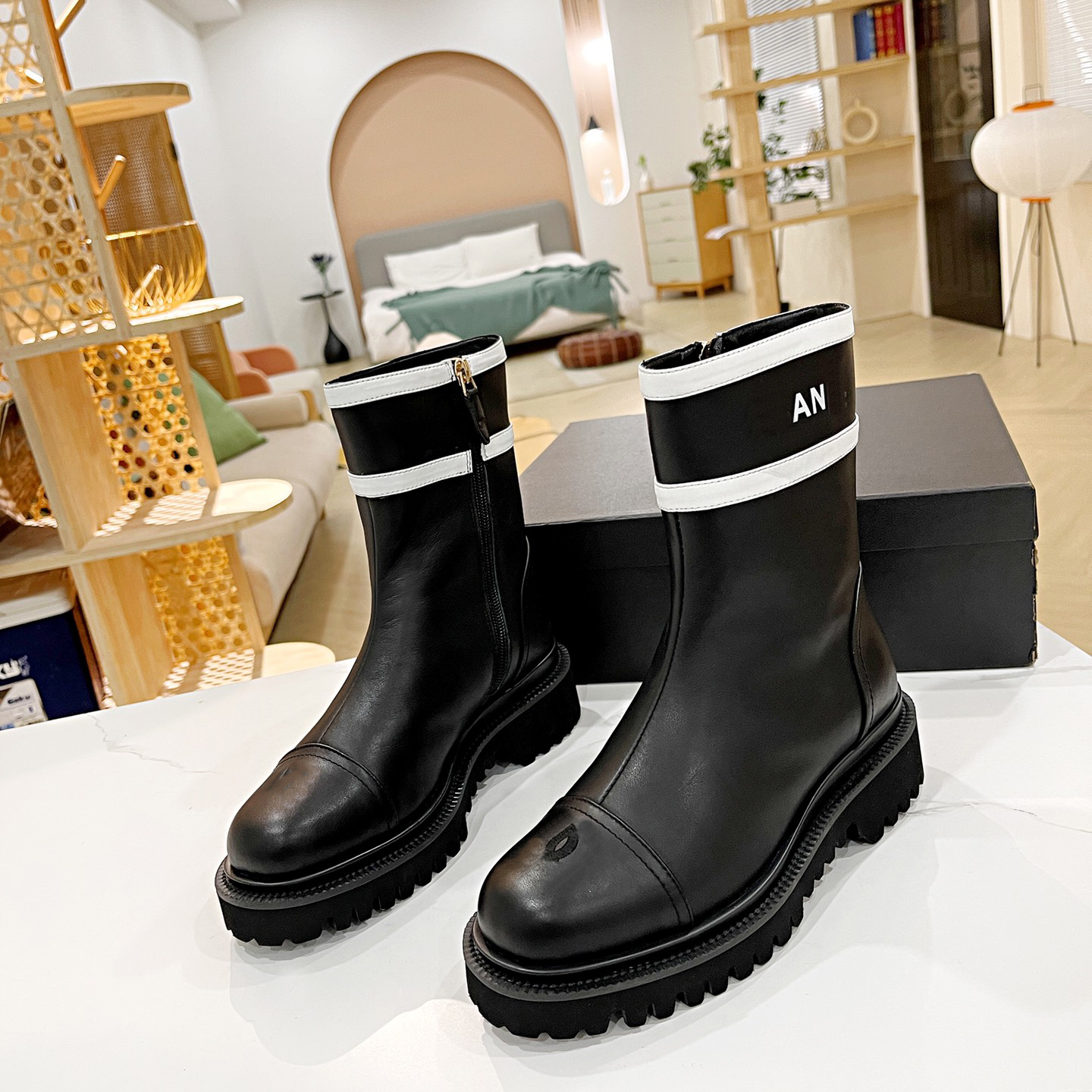 

High Quality Ankle Boots Designer CCity Leather Boot Fashion Women Winter Booties Channel Sexy Warm Shoes gdgvc