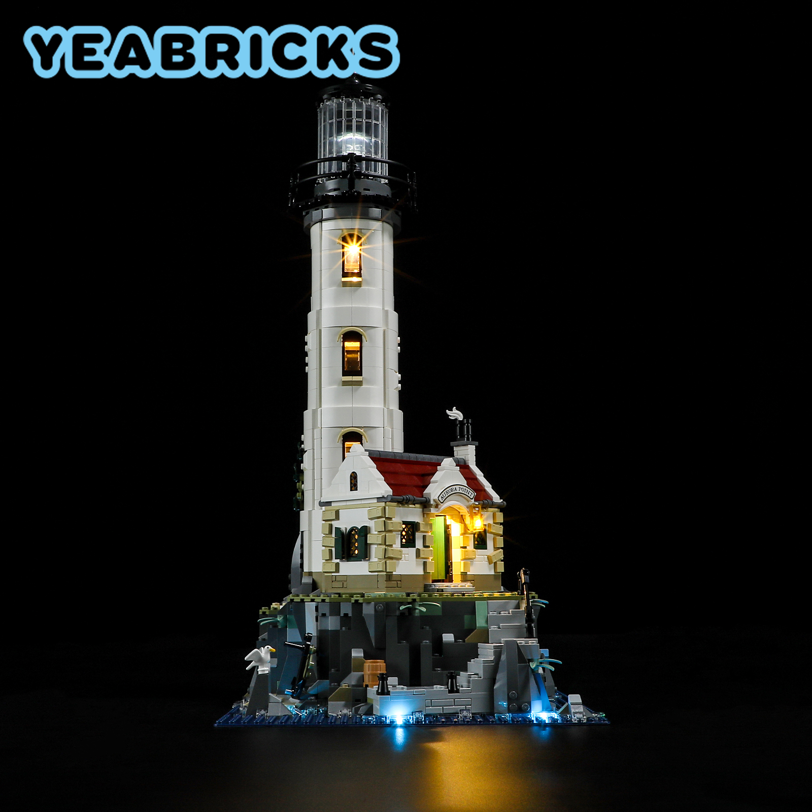 

Blocks YEABRICKS LED Light Kit for 21335 Lighthouse Building Blocks Set NOT Include the Model Bricks Toys for Children 221201