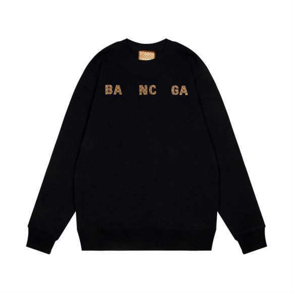 

Designer Luxury Balencigas Classic Fashion Trend Loose Winter Sweater High-density Chip Toothbrush Show Letters Popular Versatile