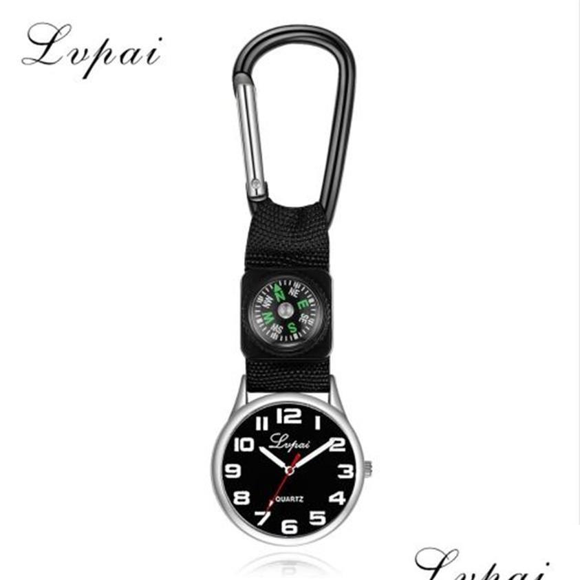 

Pocket Watches Pai Famous Brand Men Watches Top Luxury Bag Clock Quartz Wristwatch Stainless Steel Compass Climber Sport Watch Lp183 Dhdzo