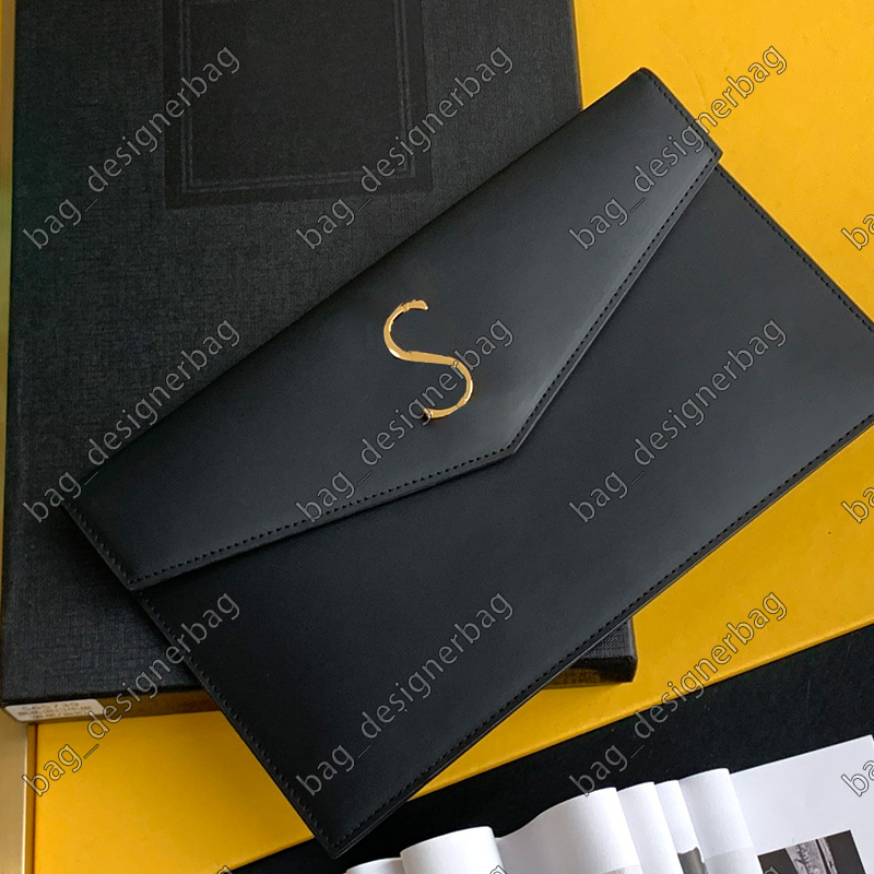 

New luxury fashion men and women's universal classic handbag handbag metal logo leather wallet, White