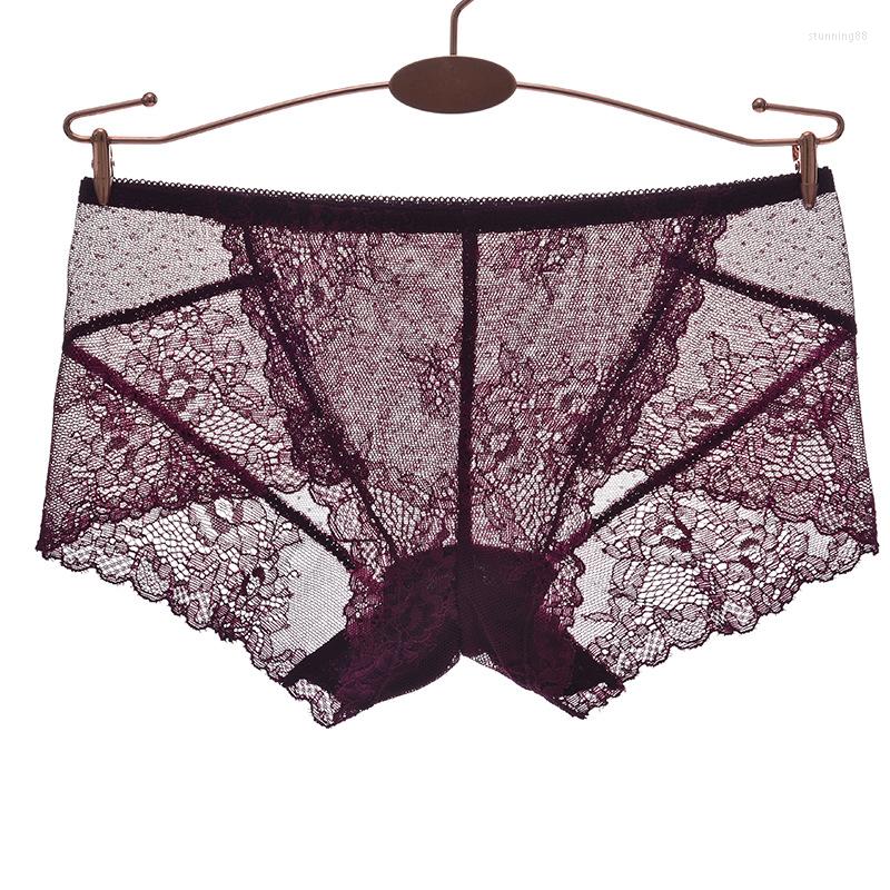 

Women's Panties Women Sexy Underwear Seamless Transparent Lace Underpants For Lingerie Pure Cotton Bottom Briefs Hip Lift, Yellow
