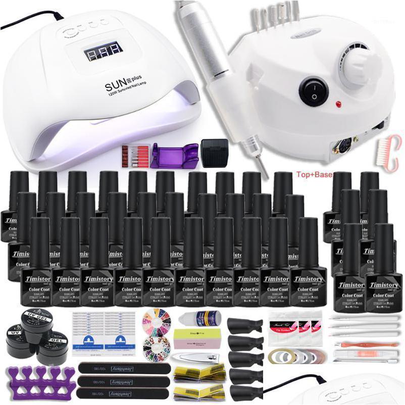 

Nail Art Kits Drop Sale 30/20/10 Colors Nail Gel Polish Set Manicure Acrylic Kit With High Quality 20W Drill Hine1 Delivery Health B Dhfbd