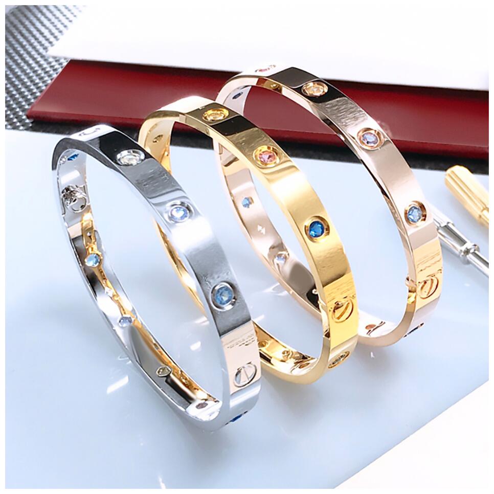 

Love Bracelets Carti Bracelet Screw Bangle Designer Braclets Freundschaftsarmband Latest Bangles Design Artificial Rose Gold Braclet Pulsera Acero Inoxidable