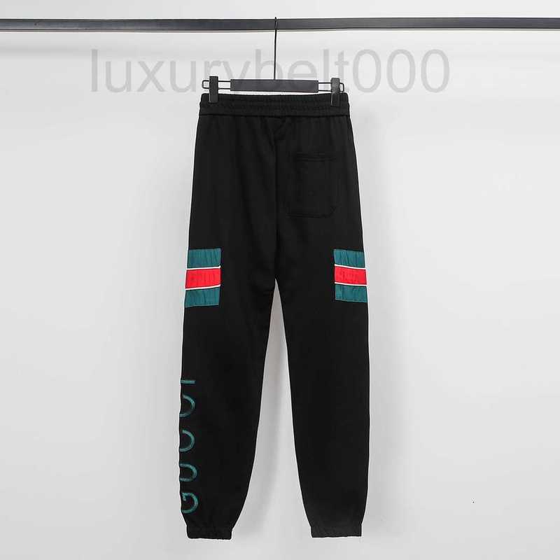 

Men's Pants designer 2022 Branded Red Green Stripe high Embroidered Track pants end great details Black colour for men and woman X1M4, Beige