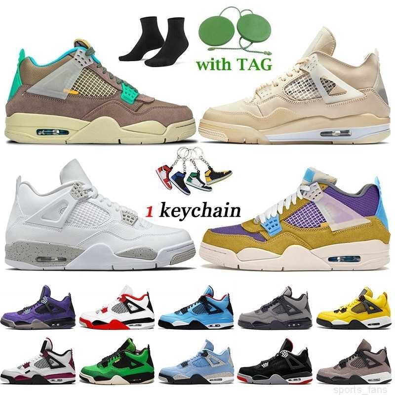 

Basketball Shoes Womens Trainers Sail White Oreo Desert Moss University Blue Black Cat Court Purple 4S Jumpman 4 Taupe Haze, C26 manila 40-47