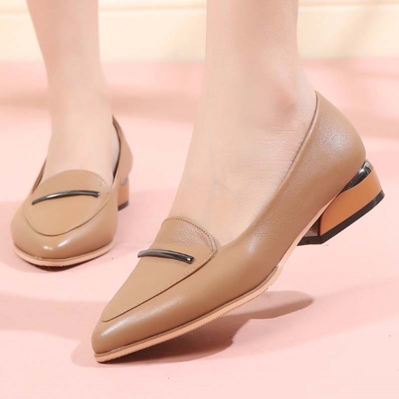 

Dress Shoes Concise Women Casual Elegant All Season Nancy 35 shoes 221130, Red