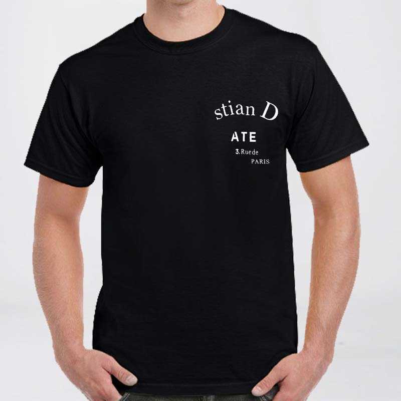 

Men's T-Shirts Harajuku Casual Paris fashion men loose quality printed T-shirt T221130, White