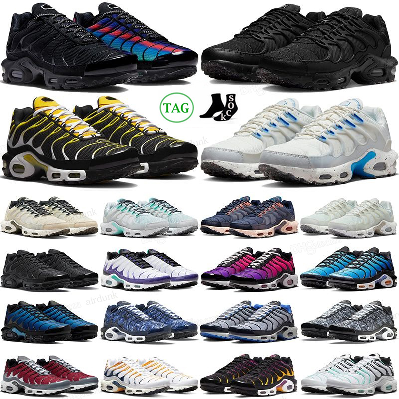 

tn plus terrascape running shoes tns men women Unity Black White University Blue Grape Gold Bullet Hyper Sky Blue Fury Jade mens womens trainers outdoor sneakers