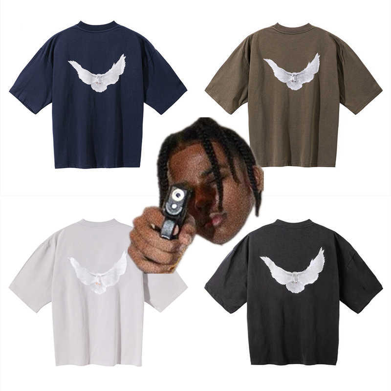 

Men's T-Shirts Dove Print T Shirt Men Women 1 1 Top Version Season 6 T-shirts Tee T221130