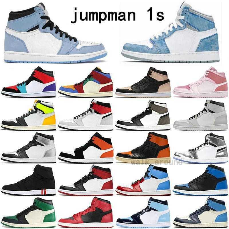 

Basketball Shoes Sneakers Trainers University Blue Hyper Royal Dark Mocha Silver Toe Twist Turf ge 1S Jumpman 1 Chicago Women Banned