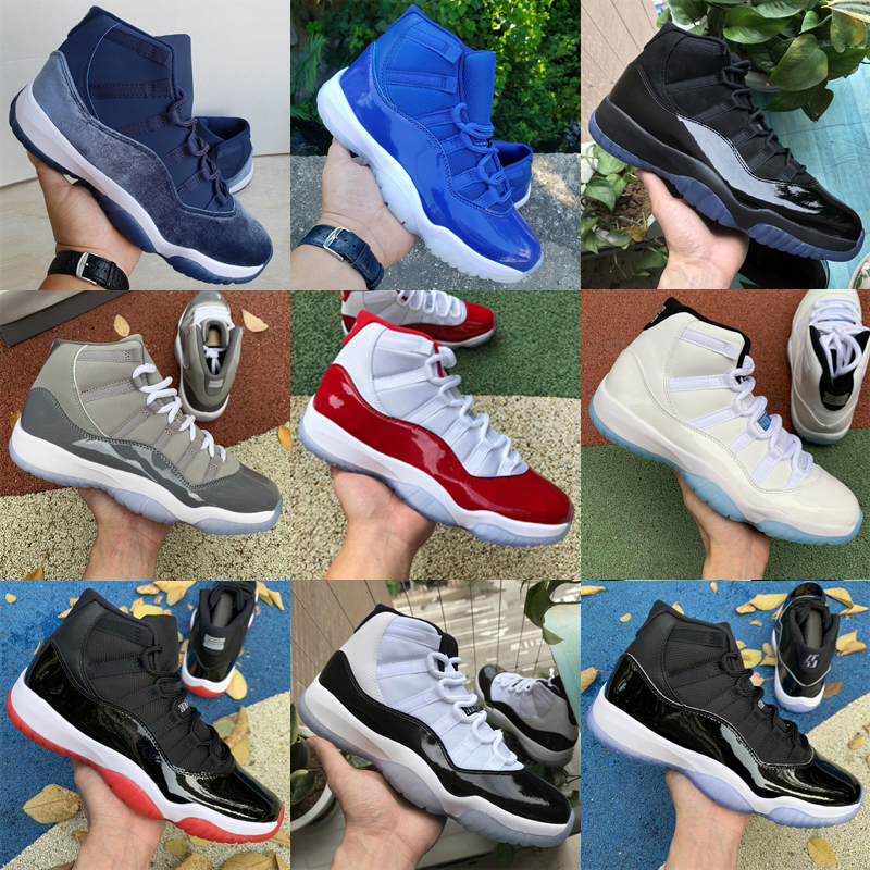 

basketball shoes 11s 11 mens women high Cherry Bred Cool grey Midnight Navy Velvet Pure Violet Concord Gamma bule Black Animal Instinct sports sneakers trainers, As photo 35