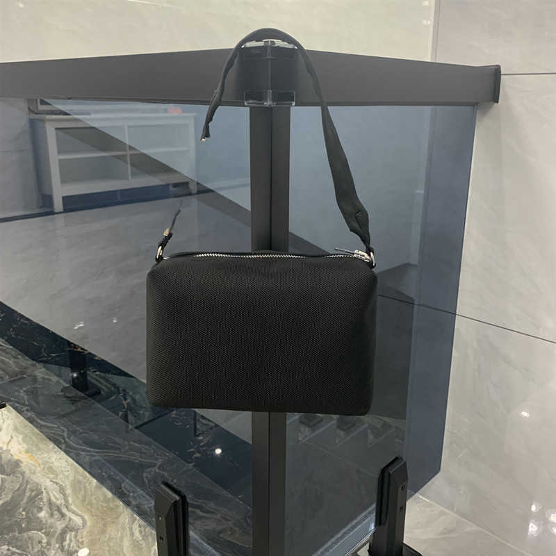 

Shoulder Bags 2022 new model brand a king portable nylon cross body shoulder versatile hand armpit small square women's bag, Black