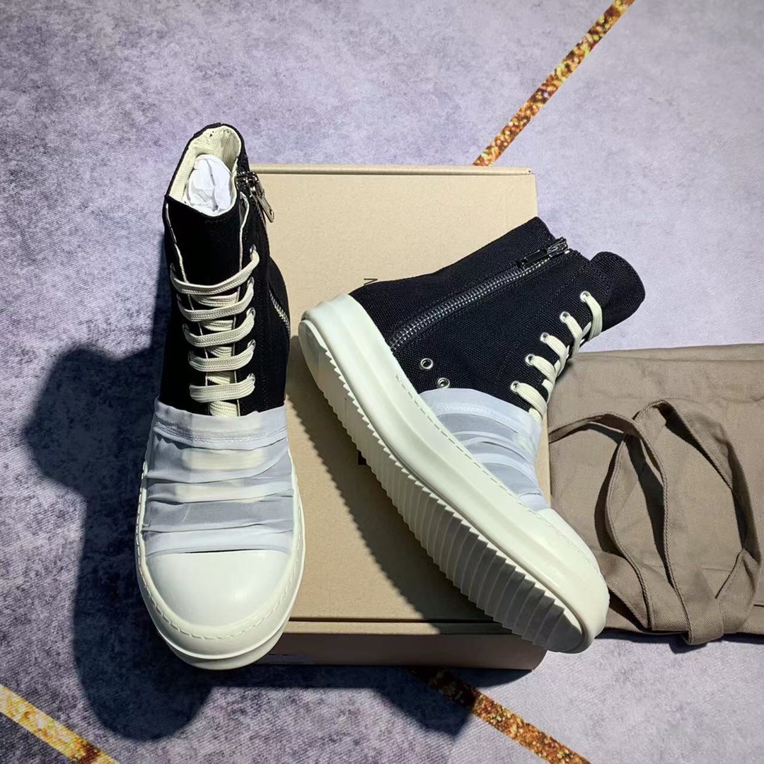 

Breathable Army Boots Fashion Thick Sole Canvas Ankle Boot Motorcycle Booties Ricks Designer zipper Womens Winter Shoes Size 35-45