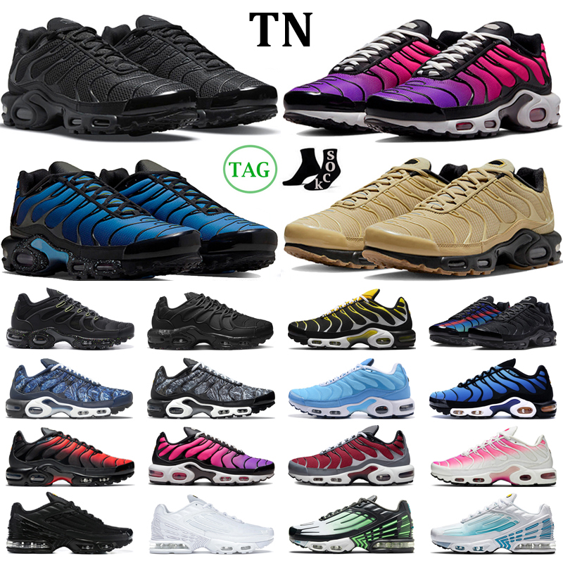 

Hotsale tn plus running shoes men women tn 3 Terrascape Triple Black white Unity Hyper Blue Wild Prints Gold Bullet Neon mens trainers outdoor sneakers, #2