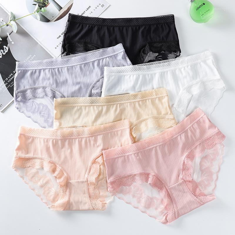 

Women's Panties Ice Silk Underwear Women High Waist Comfortable Solid Color Underpants Female Lingerie Intimate Brathable Briefs, Black