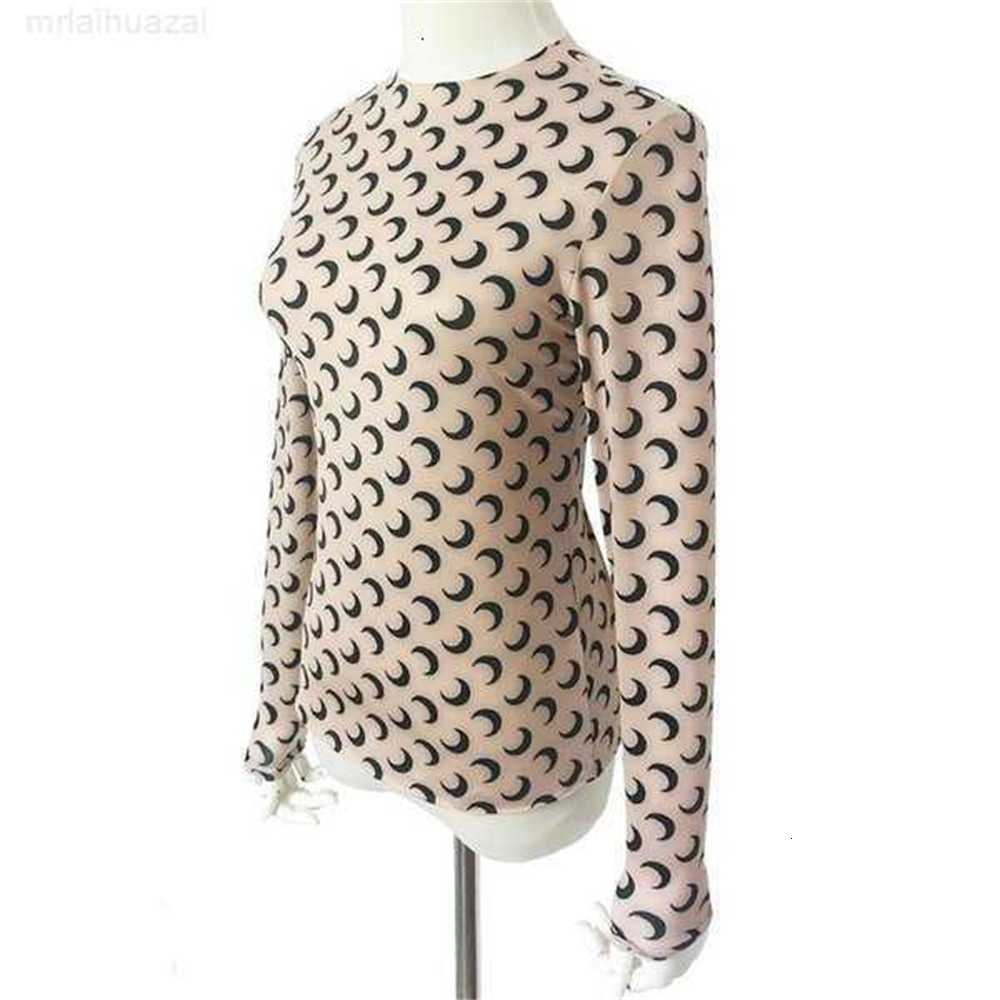 

Feminine Moon Graphic Tee: Stylish Long Sleeve T-Shirt for Women - Versatile Tunics for Casual Wear, Beige
