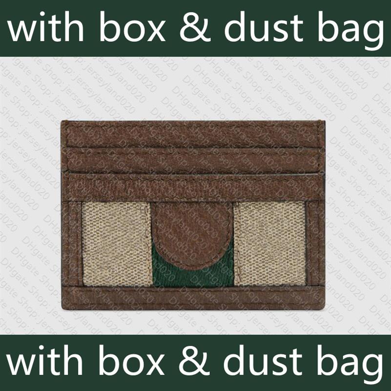 

523159 Ophidia Designer Womens Canvas Web Stripe Card Holder Cardholder Case Mini Marmont Wallet Key Pouch Coin Purse Tote Bag250g, Beige/ebony (double letter hardware)