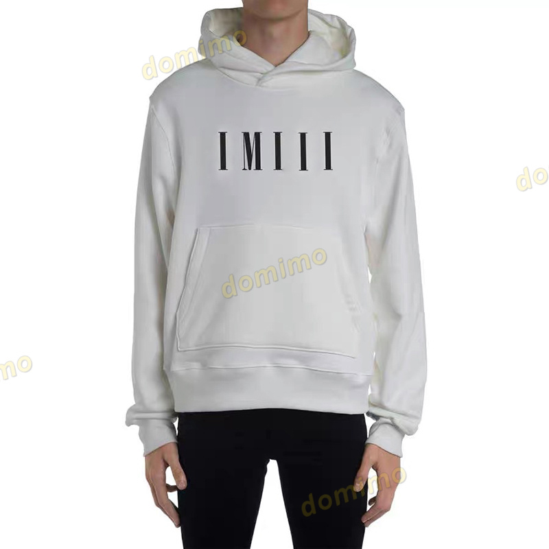 

Mens Fashion Brand Hoodies Designer Big Letter Print Sweatshirts Couplel Streetwear Hooded Sweater Asian Size M-2XL, White