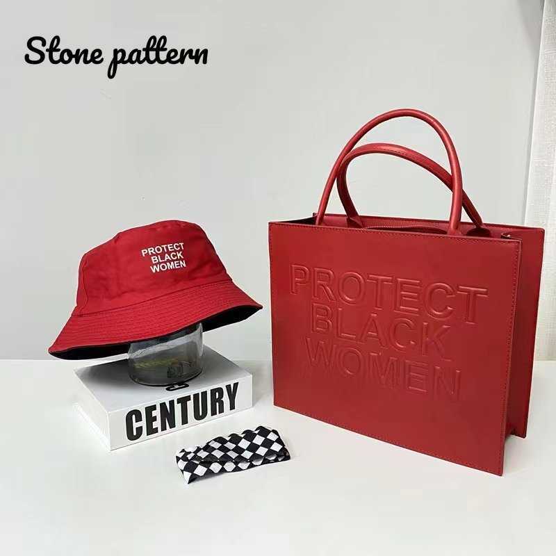 

Cross body bag Ladies PU Leather Protect Black People Bag Women Set Bucket Hat Luxury TOTE Red Handbags for Purse and 221201, Small bag17