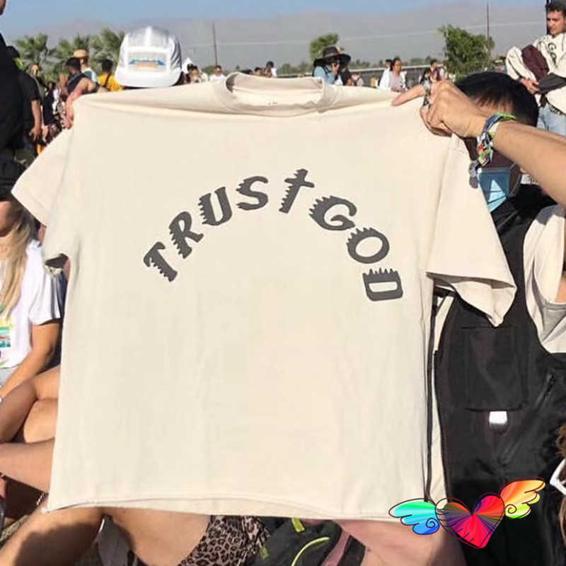 

Men's T-Shirts 2022 Trust God Tee Hip Hop Sunday Service Tour T shirt Men Women High Quality Tee Ye Tops Foam Printing Short Sleeve T221130, Auburn