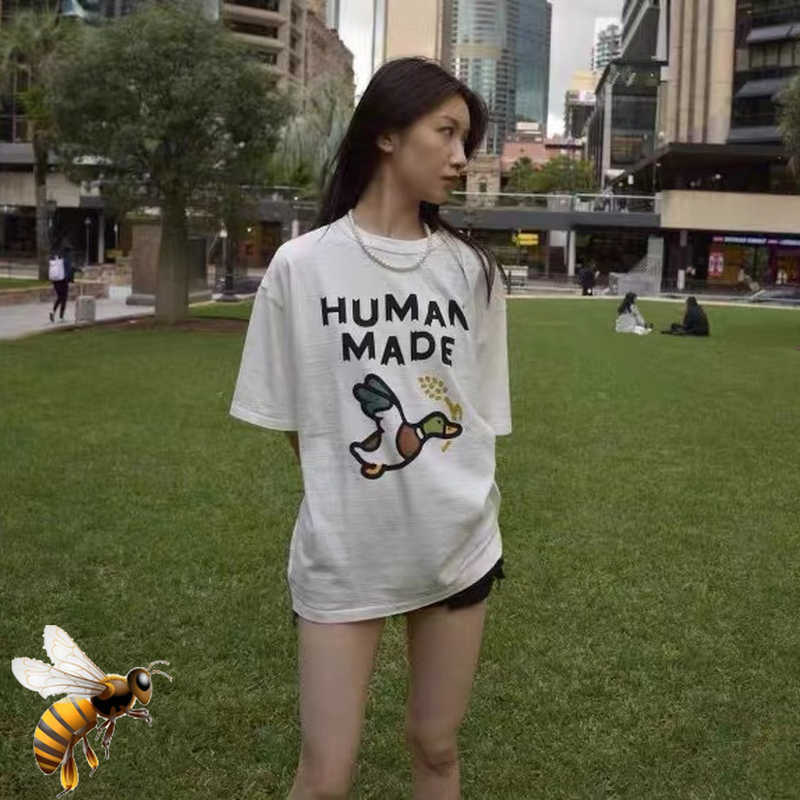 

Men's T-Shirts Human Made T-Shirts Men Women Flying Ducks High Quality Casual Short Sleeved T Shirt Tops Tees Harajuku Style Tshirts T221130
