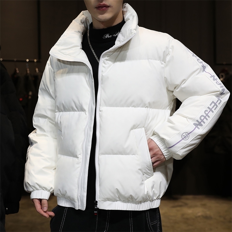 

Men's Vests Autumn Winter Puffer Jacket Fashion Clothing Stand Color Thick Warm Streetwear Casual Coat s s and Coats L221130, Grey