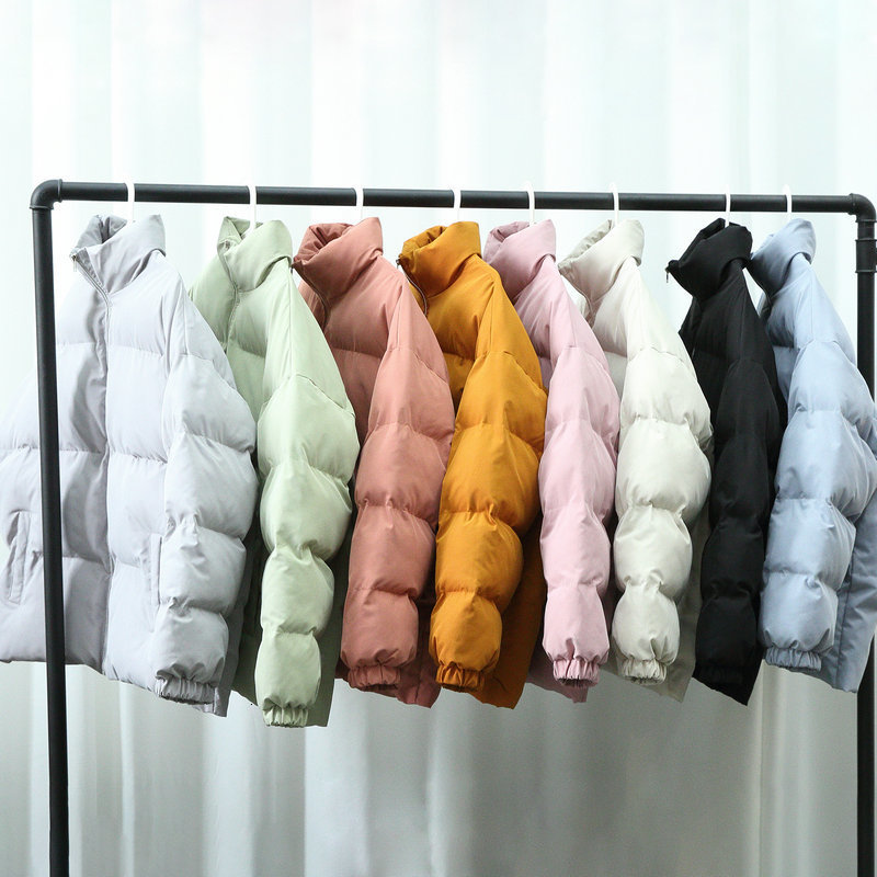 

Men's Down Parkas Harajuku Warm Coat Winter Jacket Man Streetwear Hip Hop Loose Clothes Solid Men Women Jackets M5XL 221130, Pink