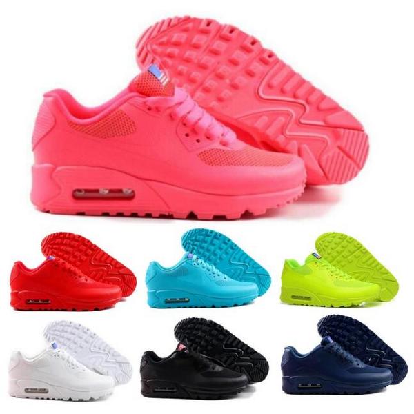 

Men Women Running Shoes 9090s Mesh Trainers Sneakers Cushion Classic HYP QS OG White 2023 Man Women Casual Chaussures Size 5.5 - 12, Black