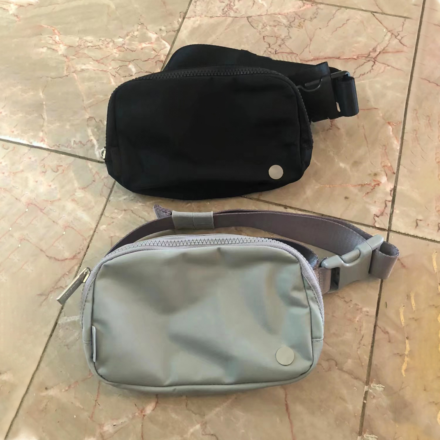 

fashion Yoga everywhere lu belt chest fleece bag Luxurys Designers woman outdoors sport Waistpacks Nylon womens mens Wool Crossbody fanny pack warmth strap Zippe, Carton